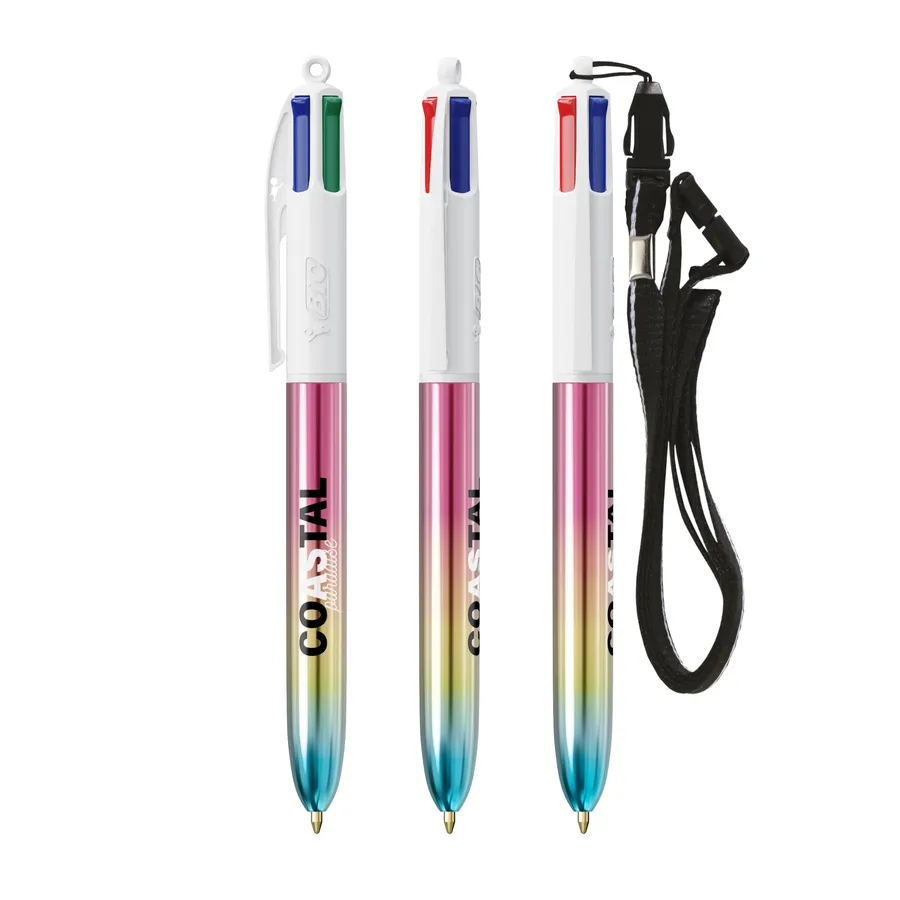 BIC® 4 Colours® Gradient + kaulanauha
