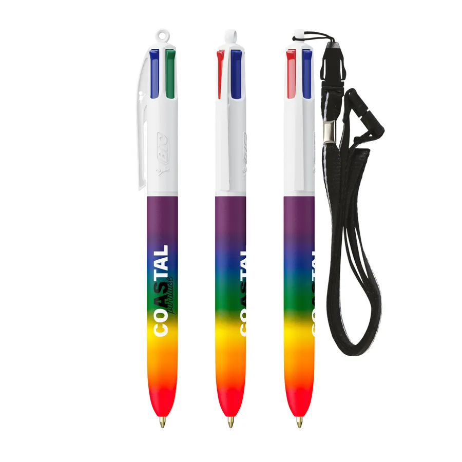 BIC® 4 Colours® Rainbow Decor + kaulanauha