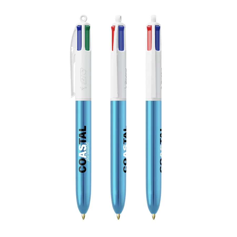 BIC® 4 Colours® Shine -kuulakärkikynä