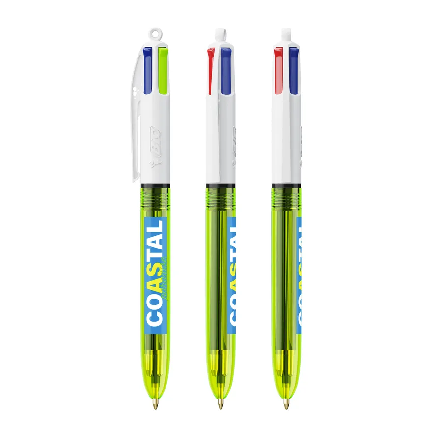 BIC® 4 Colours® Fluo -kuulakärkikynä