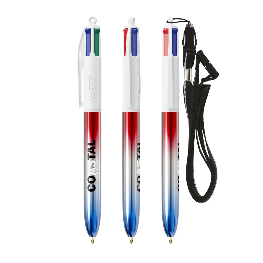 BIC® 4 Colours® Flags Collection + kaulanauha
