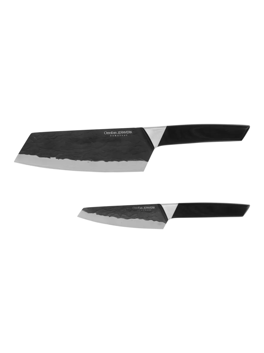 Blacksmith Damaskus -veitset, 2 kpl, Orrefors Jernverk