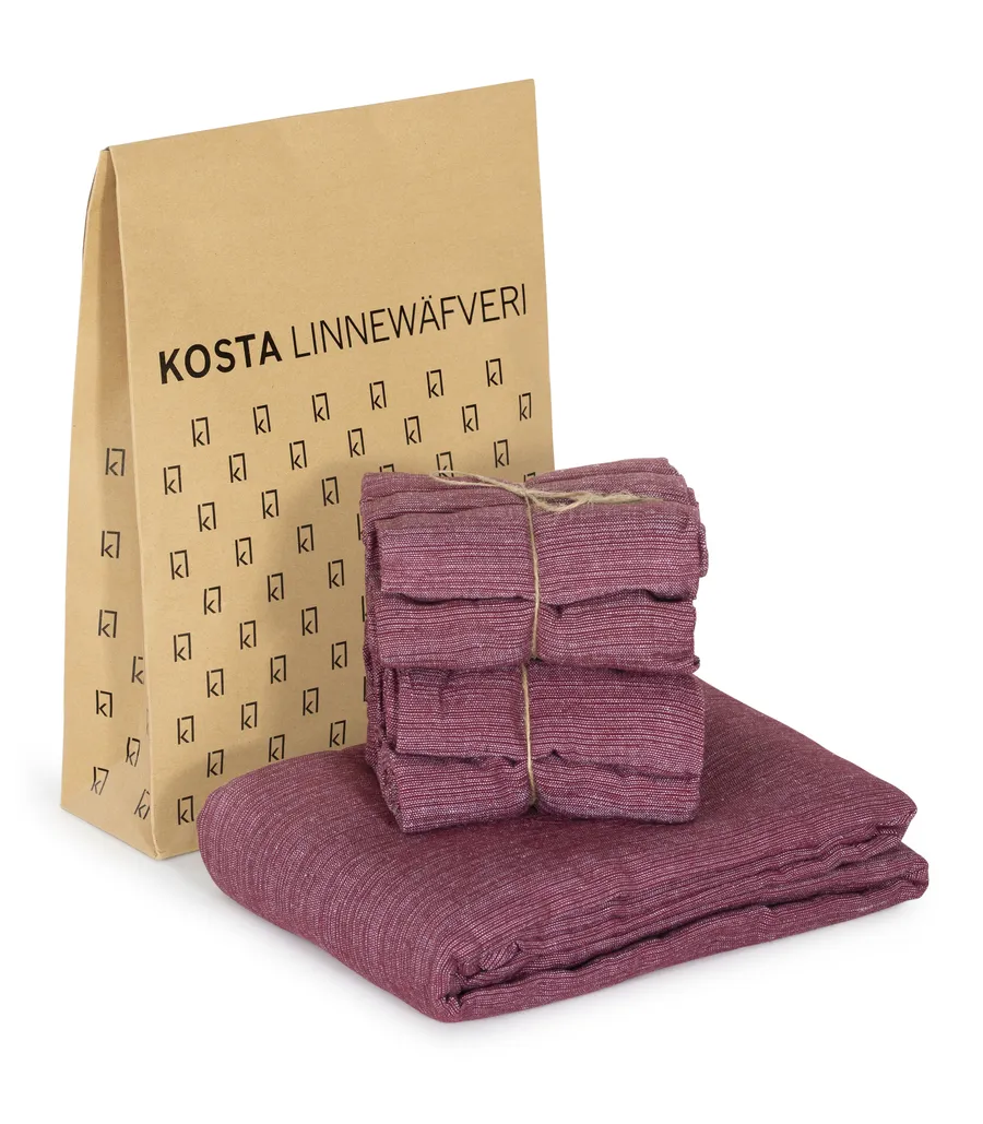 Eliza recycled keittiötekstiilisetti 1+12, Kosta Linnewäfveri
