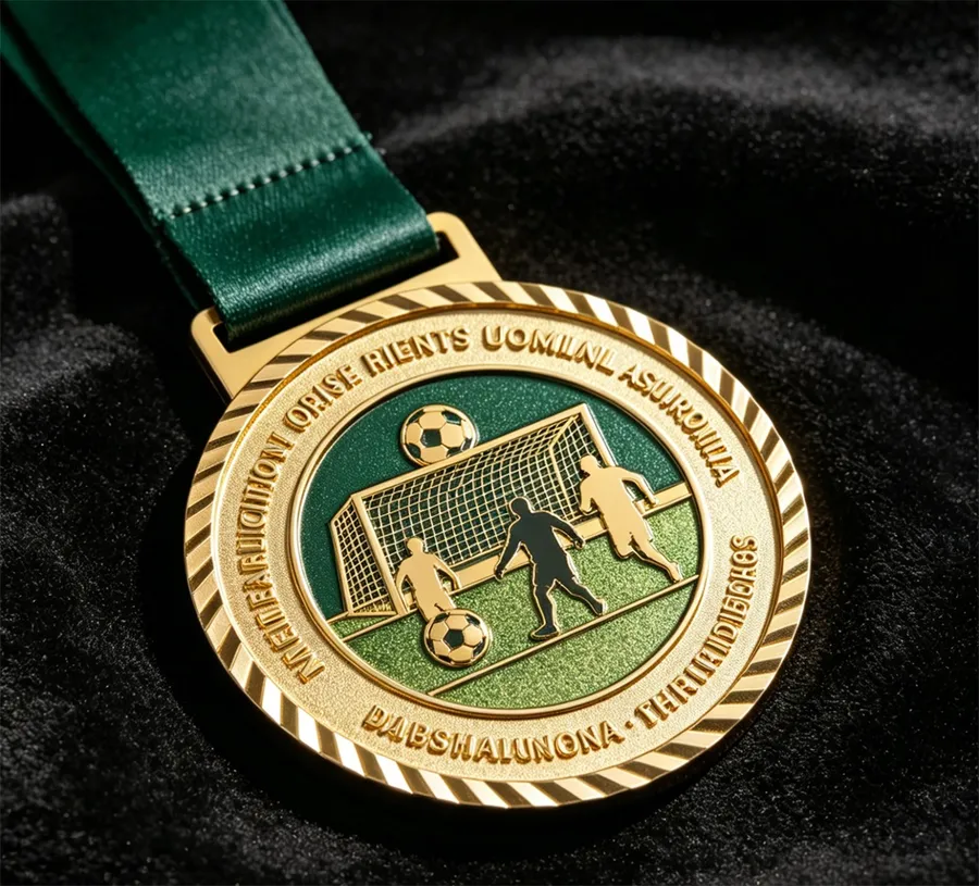 Urheilumitali, oma malli