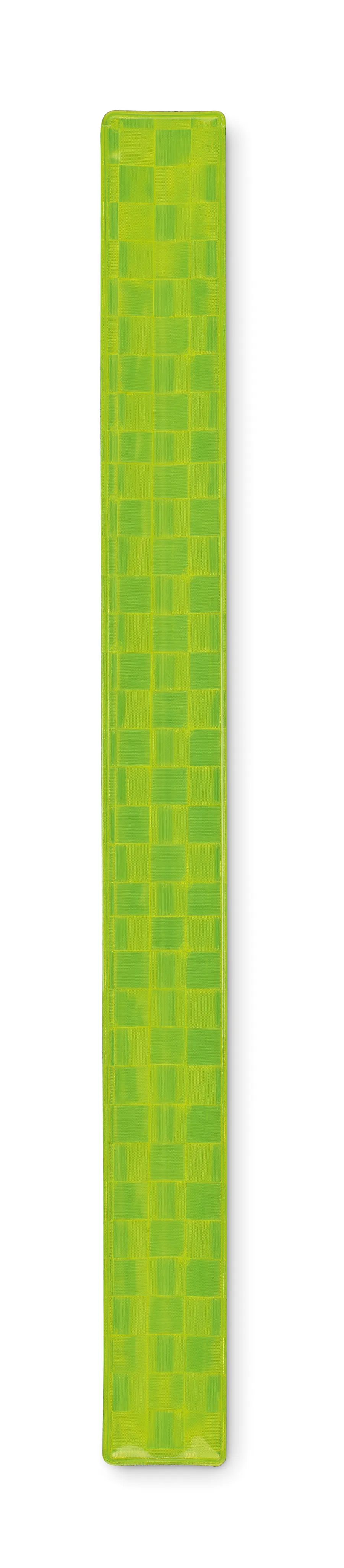 Keltainen ENROLLO + jousiheijastin, pitkänomainen suikale.
