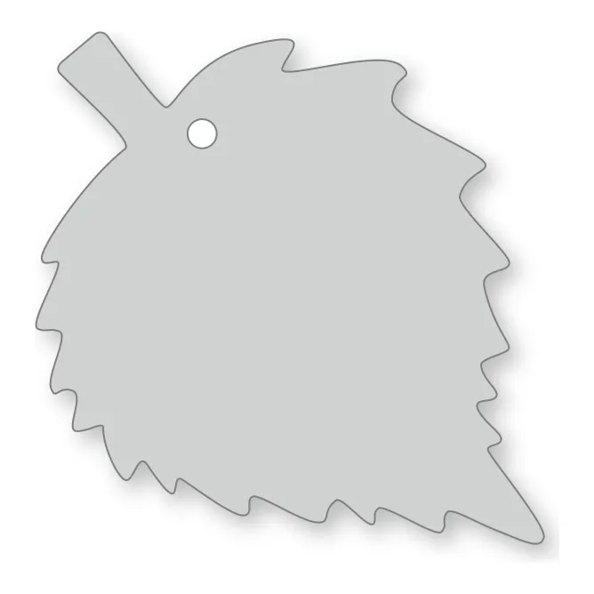 Pehmoheijastin koivunlehti 50 x 70 mm