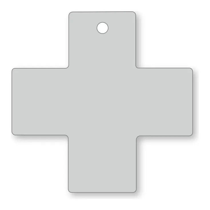 Pehmoheijastin risti 60 x 60 mm
