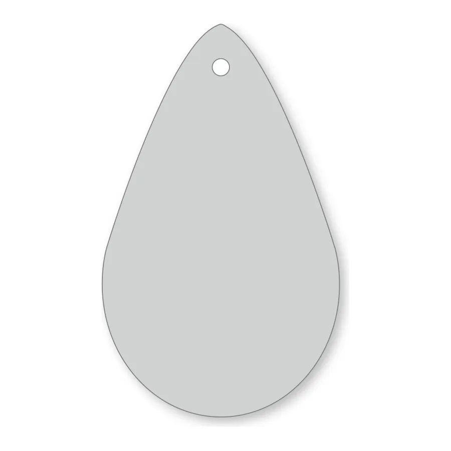 Pehmoheijastin pisara 48 x 80 mm