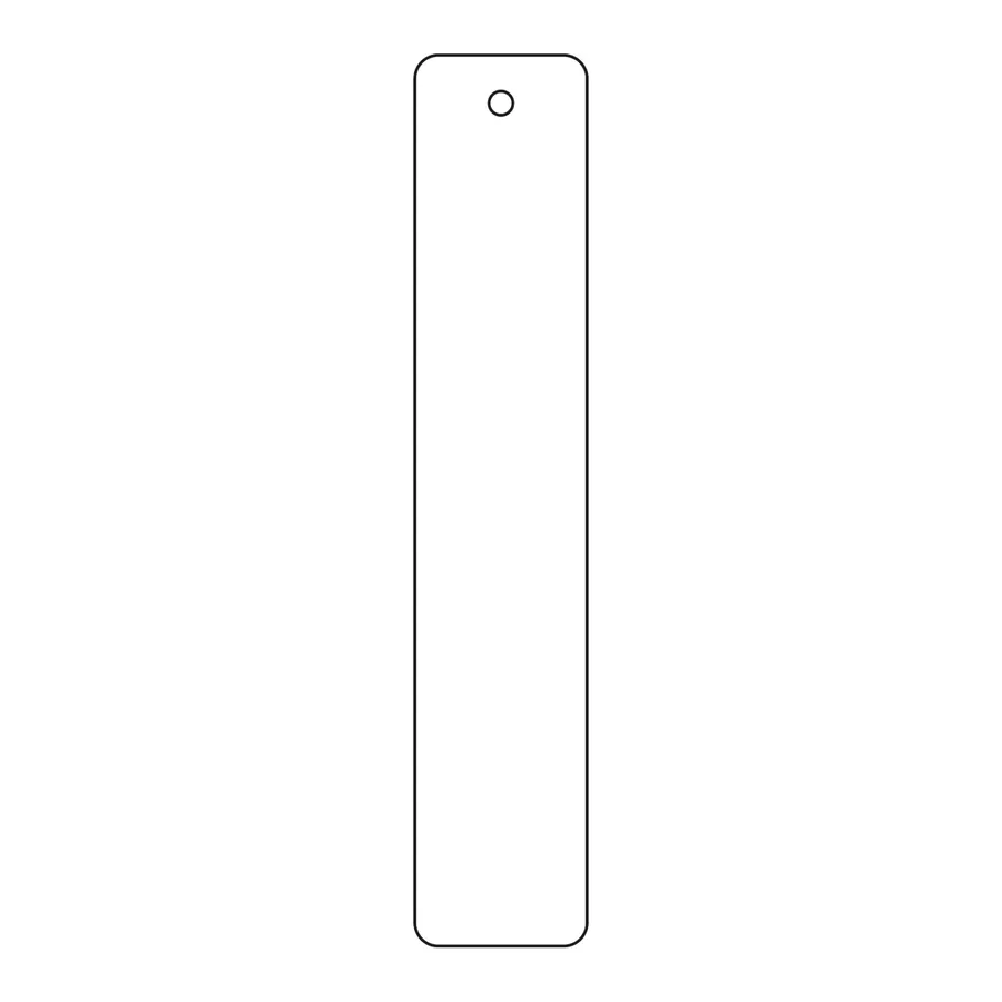 Heijastin suorakaide 25 x 130 mm