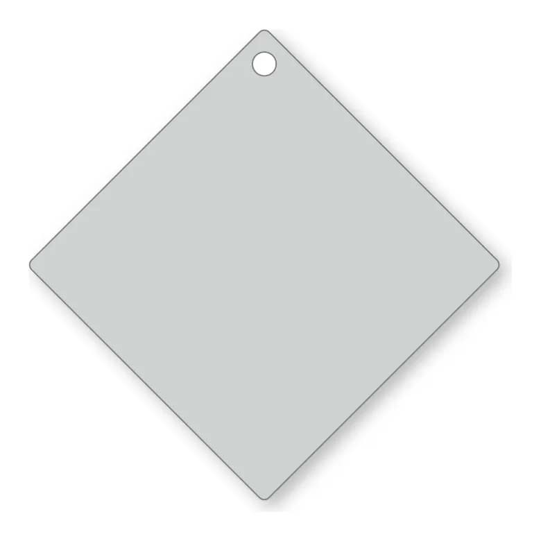 Pehmoheijastin vinoneliö 70 x 70 mm