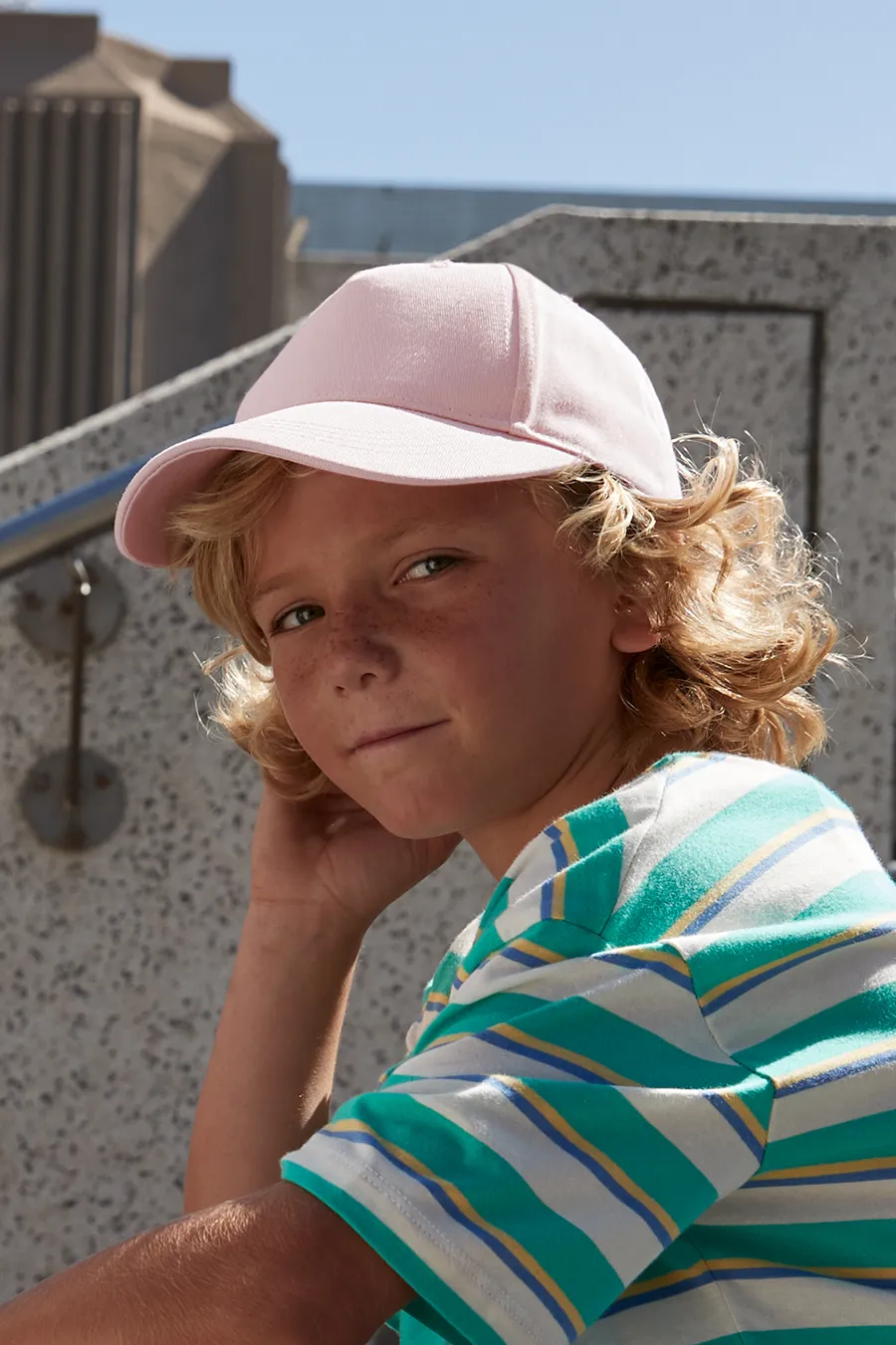 Children's organic twill cap