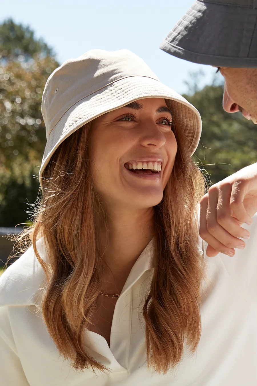 Organic bucket hat