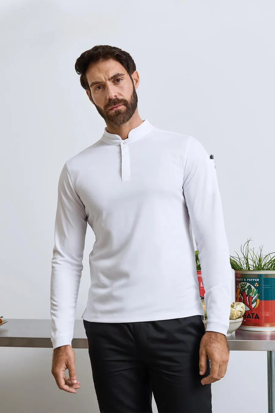 Essential long-sleeved Coolchecker chef jacket