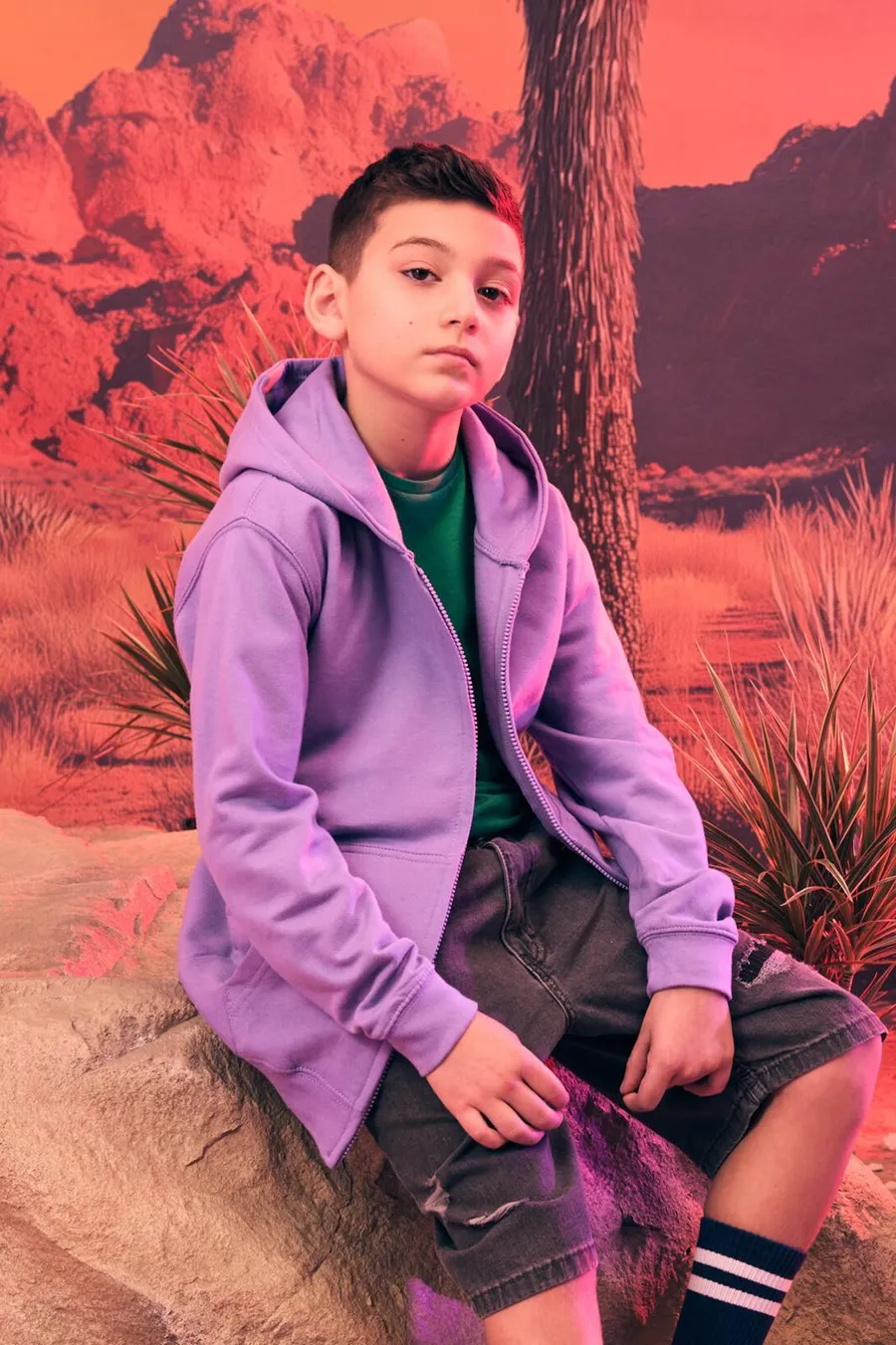 Children's zip-up hoodie
