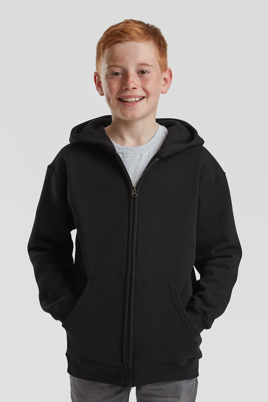 Children's classic zip-up hoodie