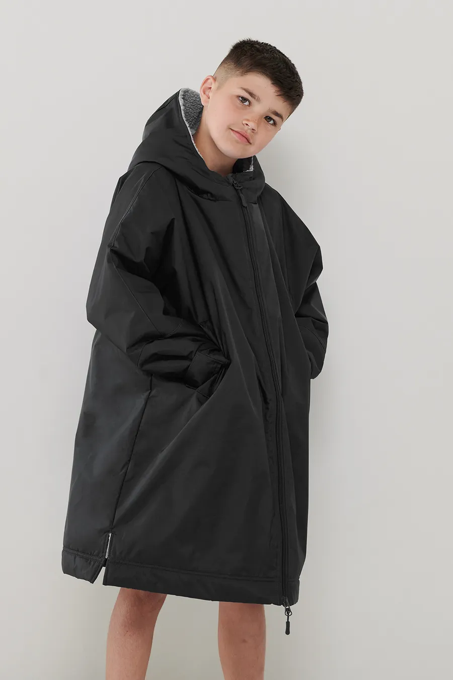 Children's waterproof oversized jacket