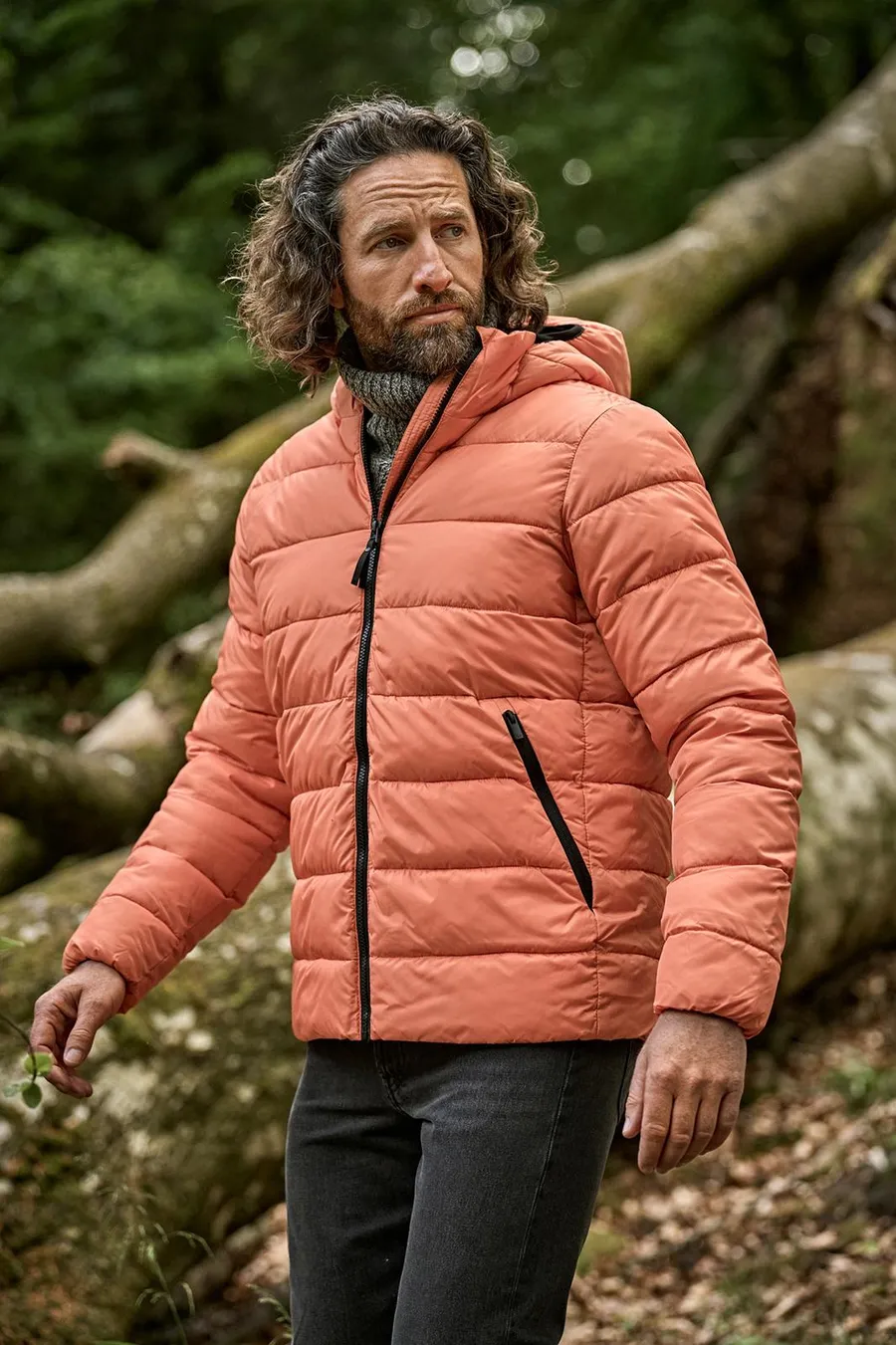 Lite recycled hooded jacket