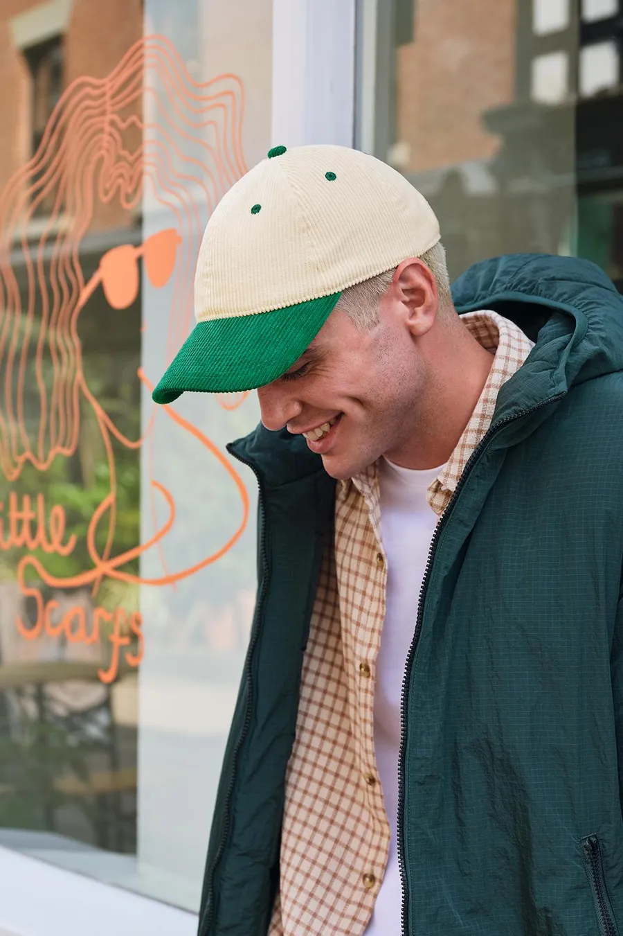 Contrast Peak Cord Cap