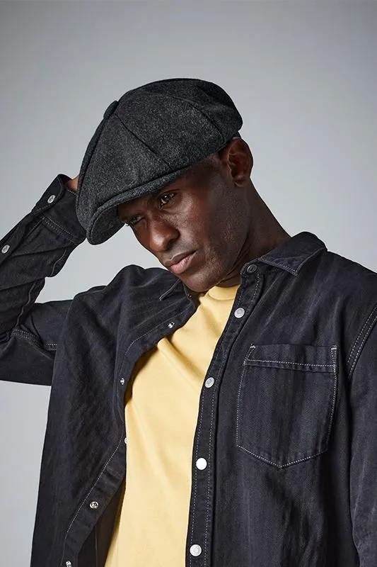 Melton wool bakerboy hattu