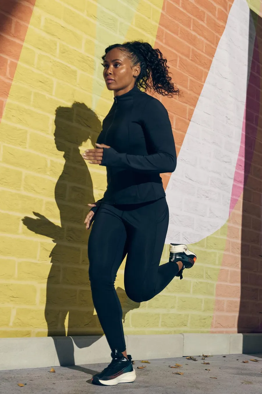 Recycled women's training jacket