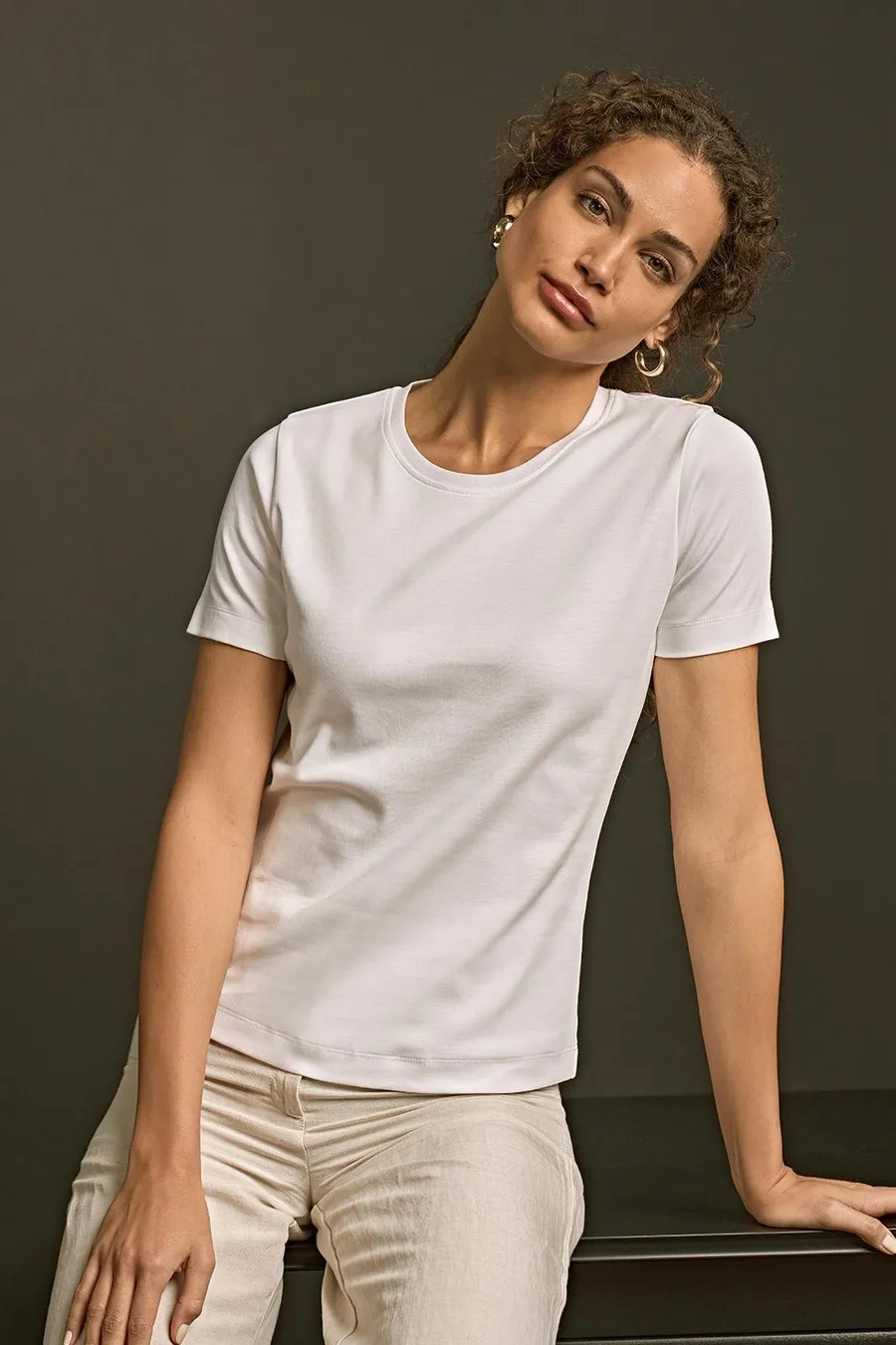 Naisten interlock tee