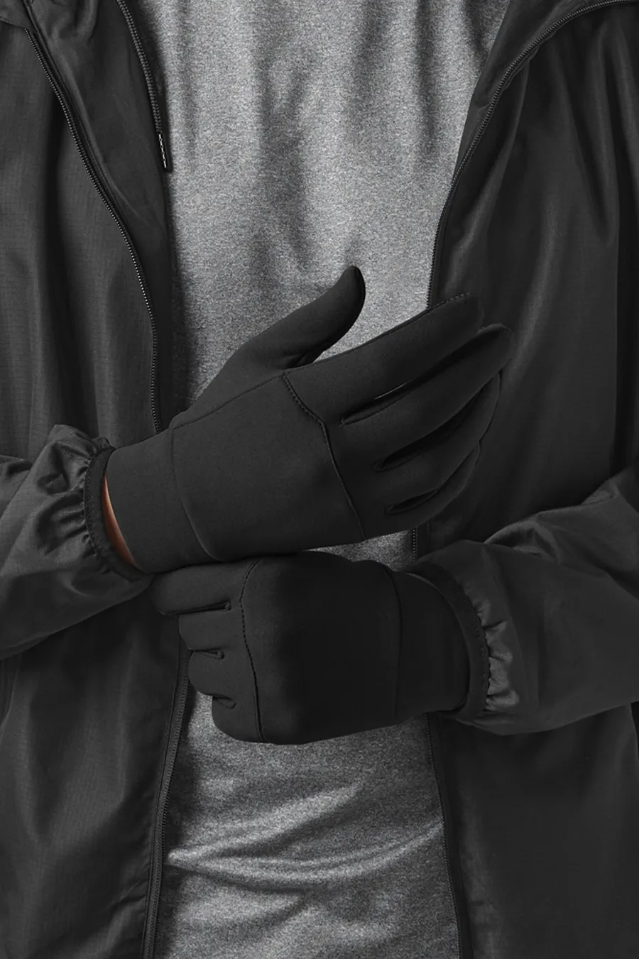 Softshell sports gloves