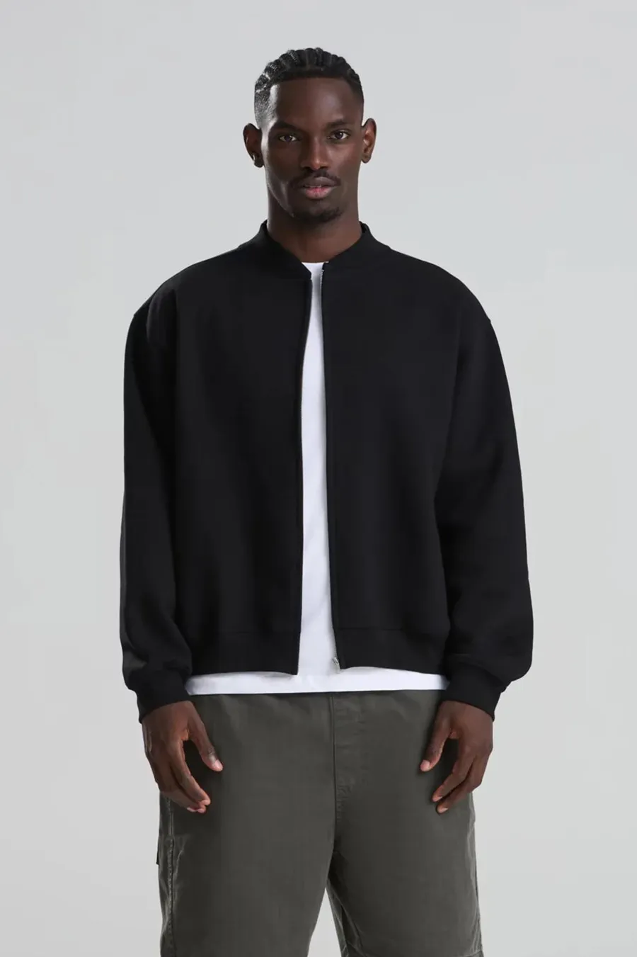 Signature heavyweight bomber sweatshirt