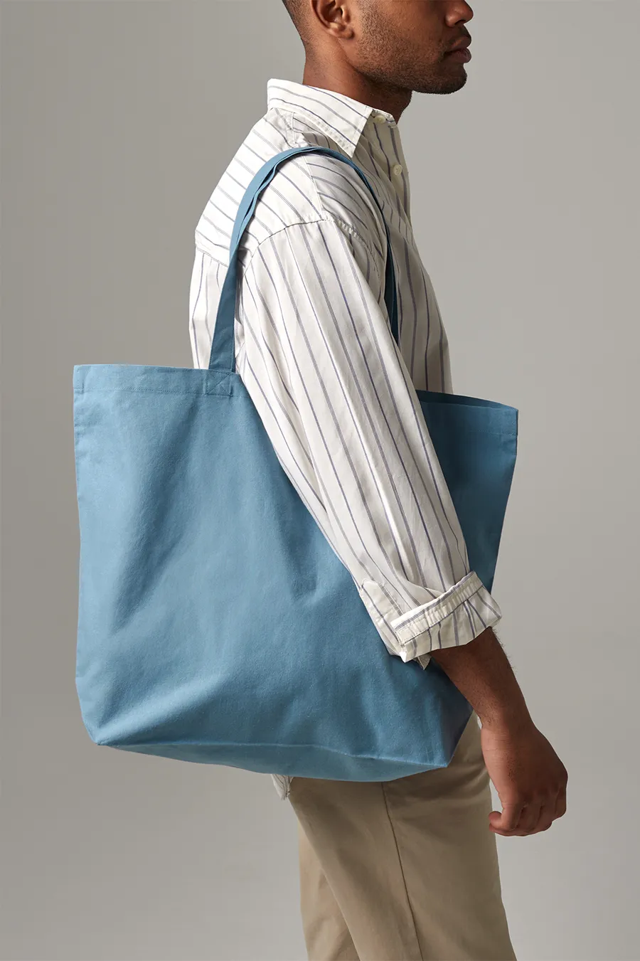 Organic natural dyed maxi bag 18 l
