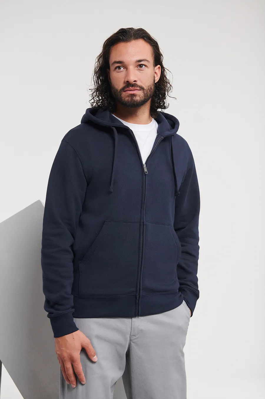 Authentic zip-up hoodie