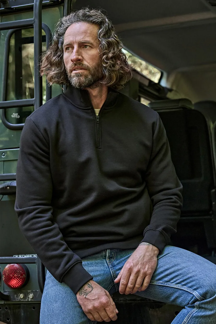 Half zip collegepaita