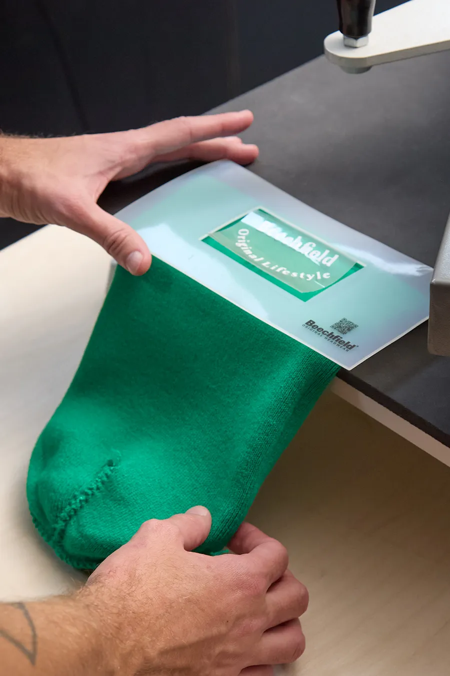 Beechfield silicone stencil