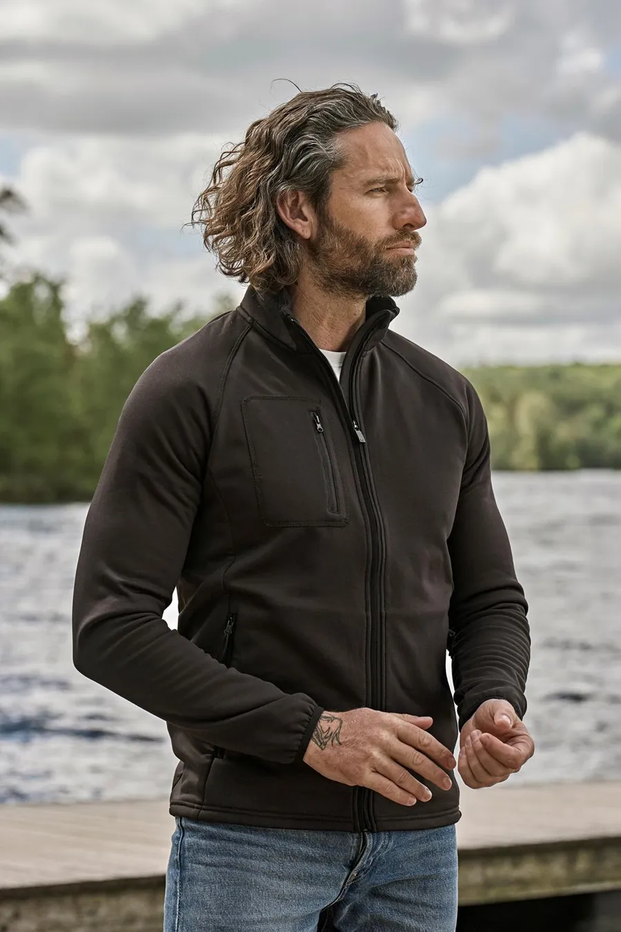 Stretch fleece