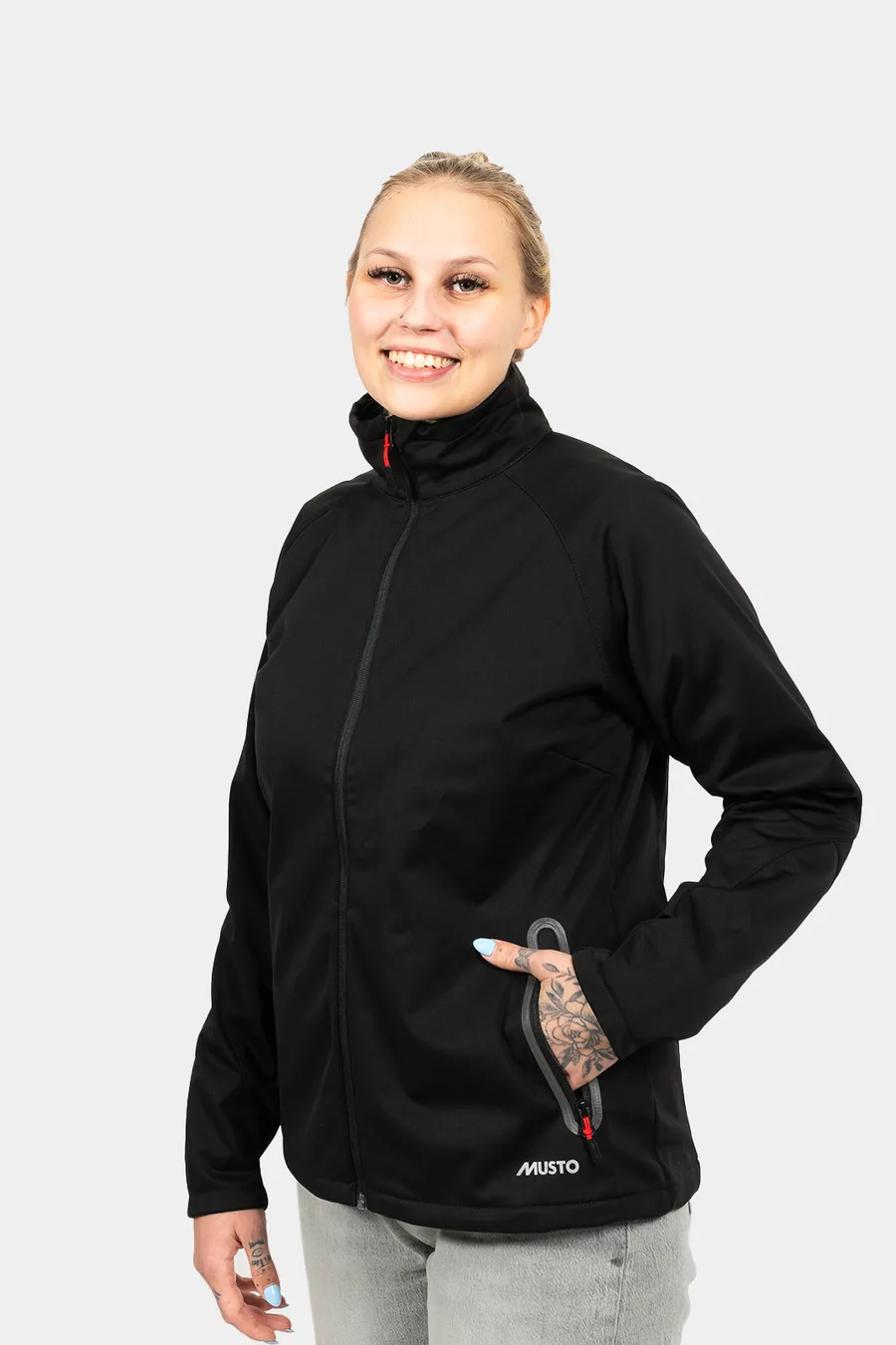 Naisten essential softshell takki