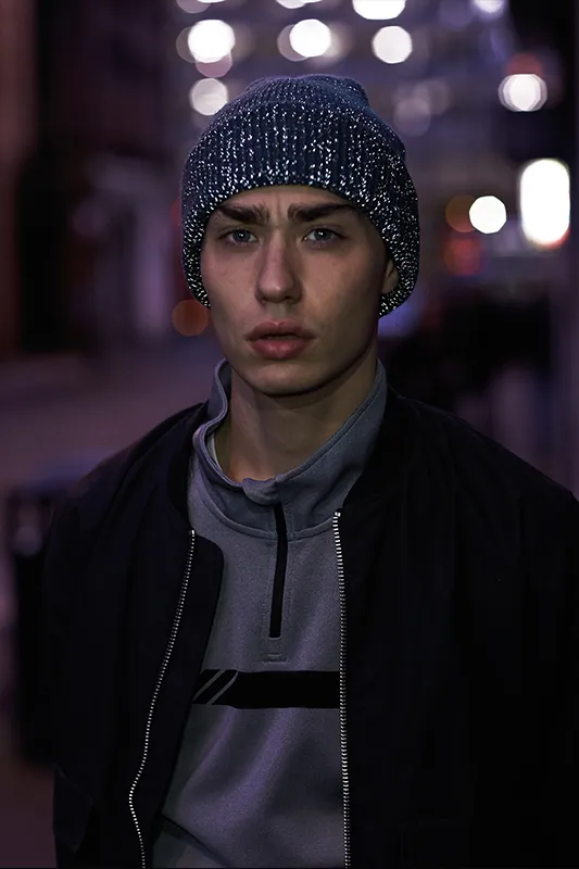 Reflective beanie