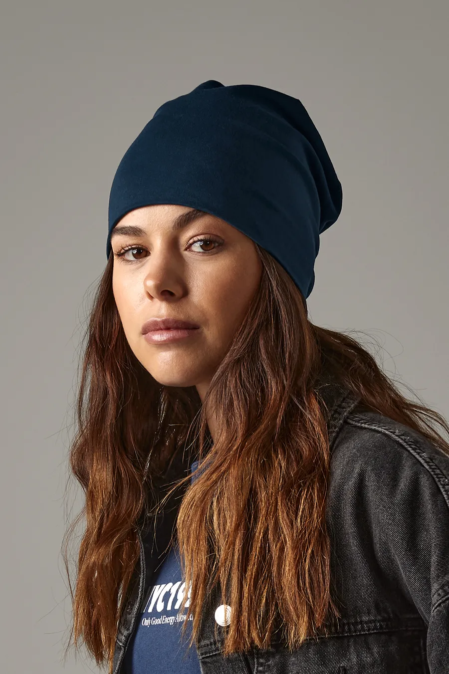 Hemsedal long cotton jersey beanie