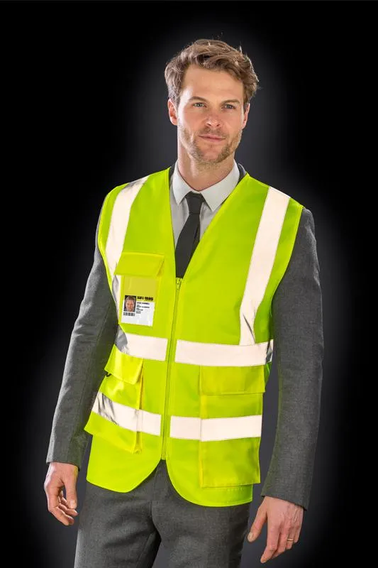 Heavy-duty high-visibility vest