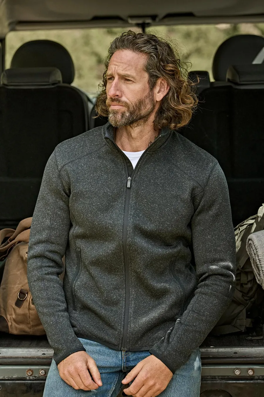 Outdoor neulosfleece