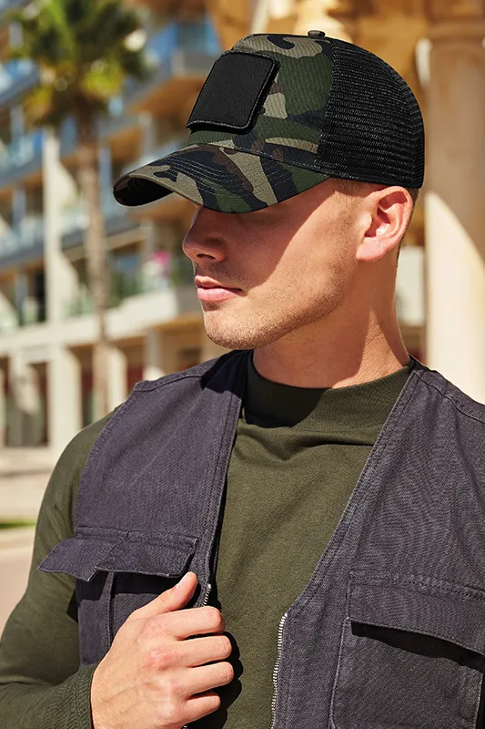 Patch trucker cap