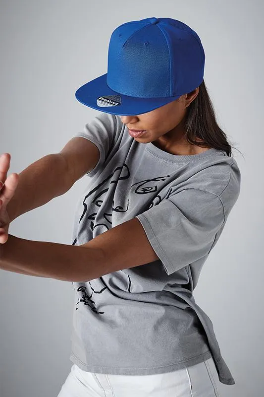 5-panel snapback cap