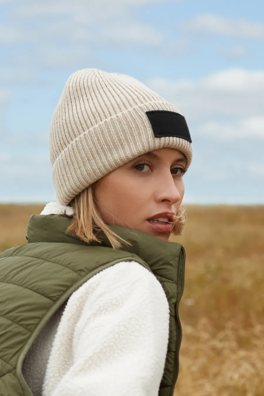 Fashion printed beanie