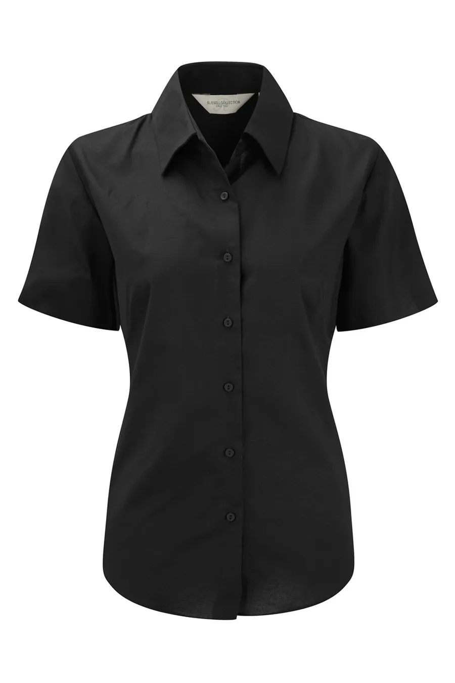 Women's short-sleeved Oxford shirt