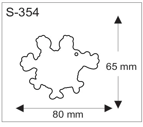 Sammakon muotoinen pehmoheijastin ja sen mitat 80 mm x 65 mm.
