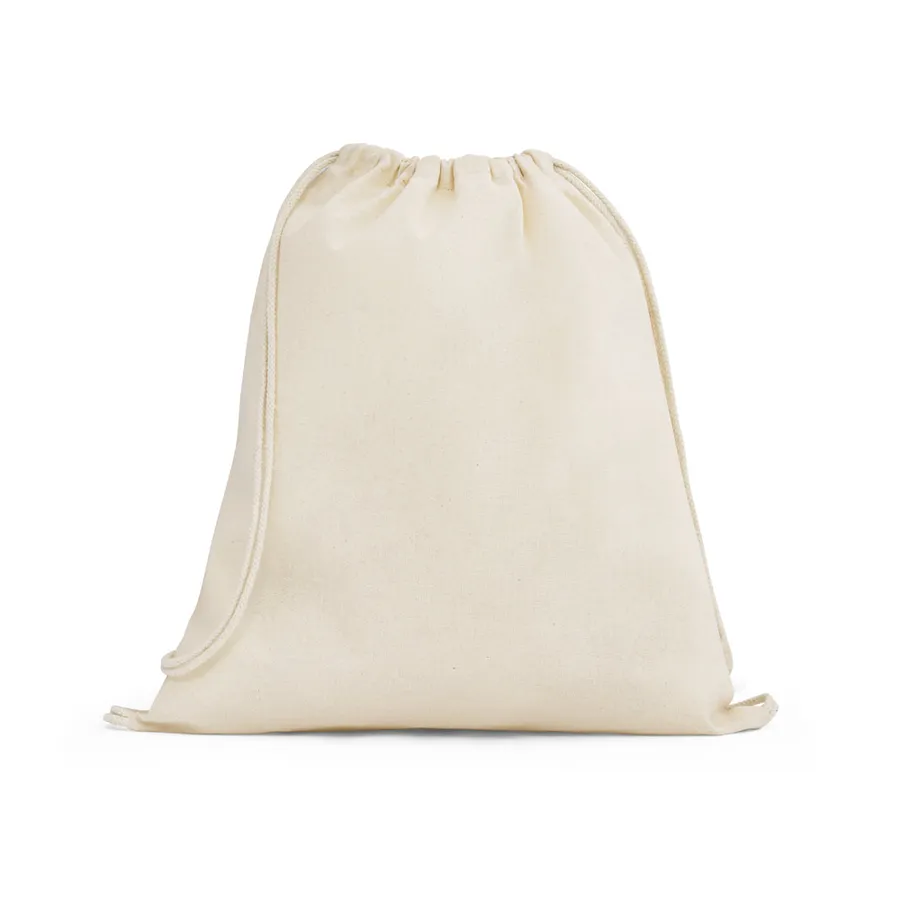 DAHAB. 100 % puuvillainen kiristysnyörillinen kassi (140 g/m²)