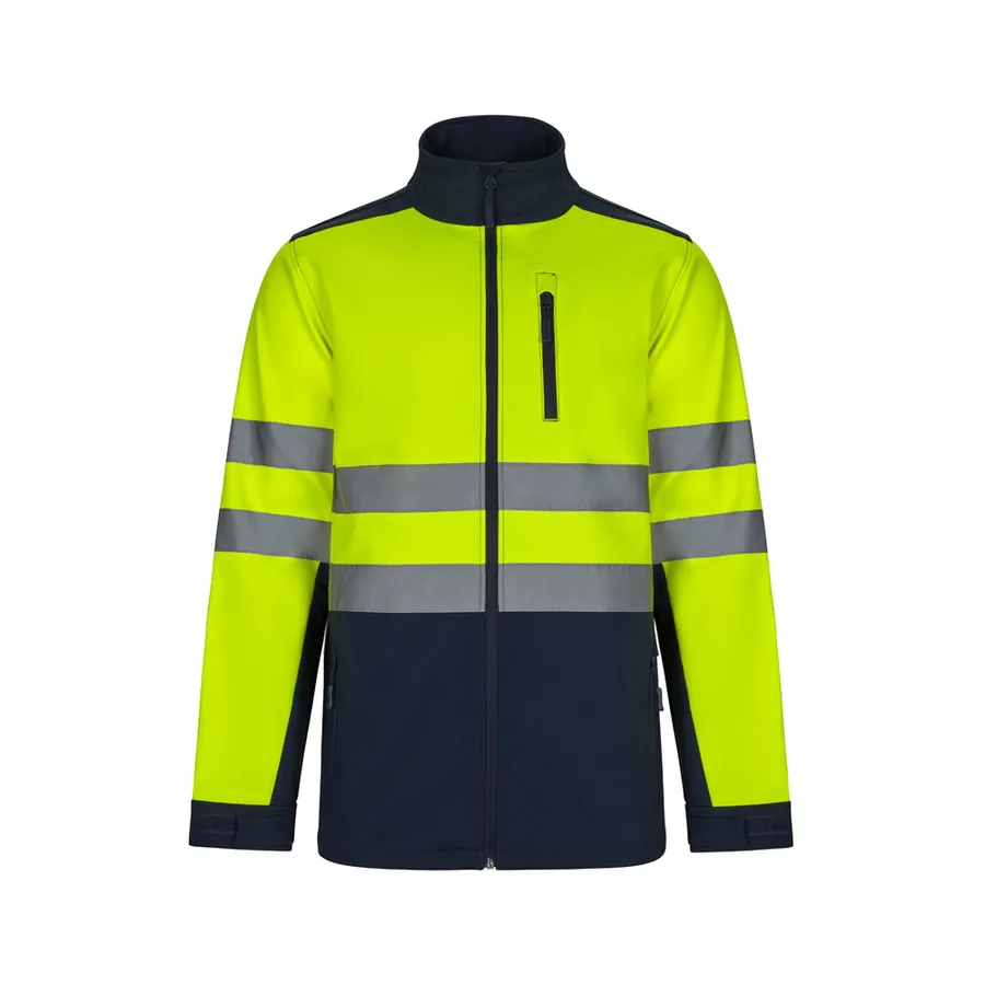 VL HESTIA LARGE. Kaksivärinen softshell-takki (280 g/m²), fleecevuori ja TPU-kalvo, polyesteriä (96 %) ja elastaania (4 %)