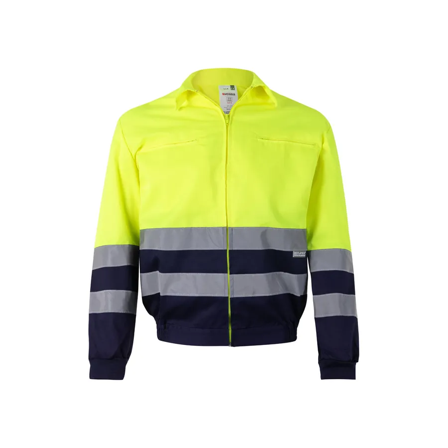 VL NEPTUNE. Kaksivärinen twill-takki (210 g/m²) polyesteristä (80 %) ja puuvillasta (20 %)