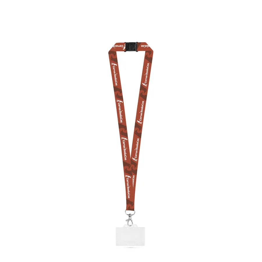 CARLISLE. SARJA Lanyard SUBLIMATION Long II (20 mm) 20 mm:n sulkurenkaalla, turvalukolla ja jäykällä nimilapun/kortin pidikkeellä 91 x 68 mm