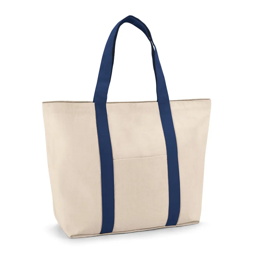VILLE. 100 % puuvillakangaskassi, jossa etu- ja sisätasku (280 g/m²)