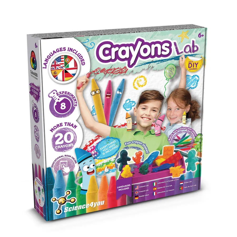 Crayon Factory Kit I. Opettavainen peli lapsille