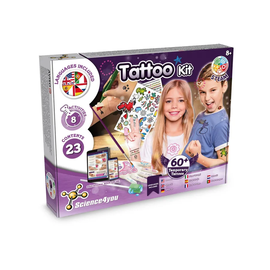 Tattoo Factory Kit I. Opettavainen peli lapsille